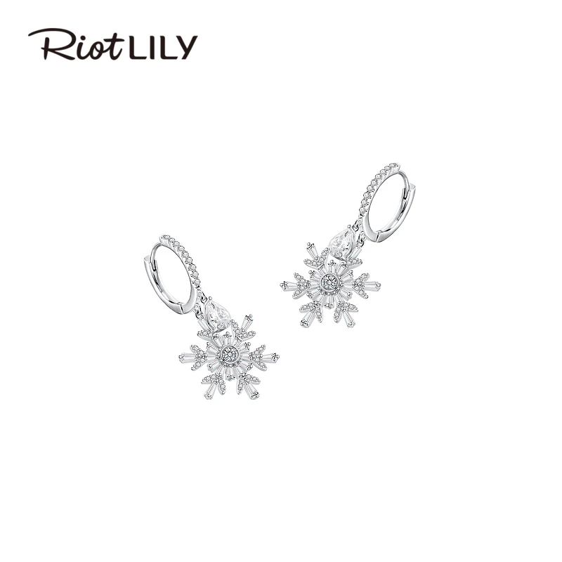 Riotlily艾特里里冰凌秘境系列耳环耳圈简约送礼物法式时尚高级感