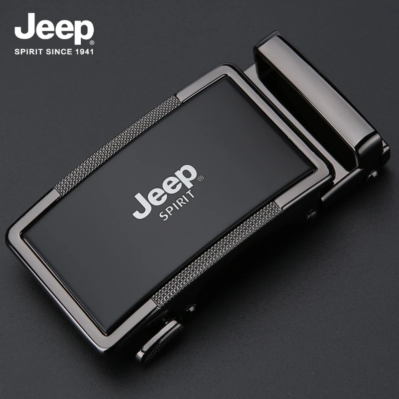 JEEP SPIRIT吉普正品男士懒人单件卡槽自动扣皮带头青年商务腰带