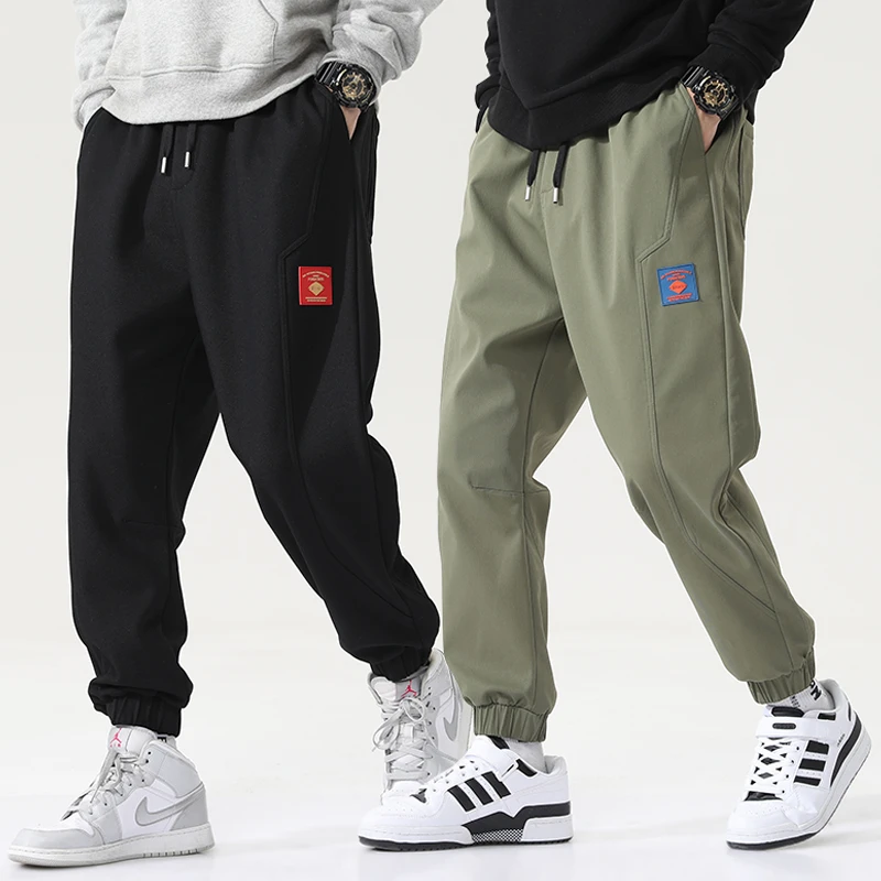 哈伦裤男宽松小脚休闲裤潮运动男裤子2022春季新款大码春秋