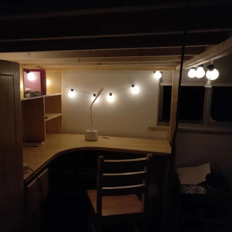 YISHUO/忆烁球灯串LED装饰灯圆球暖色节日灯书房布置彩灯灯泡简约