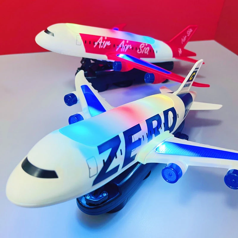 儿童电动自动升降飞机1-3周岁半2益智男宝宝灯光音乐炫酷旋转礼物