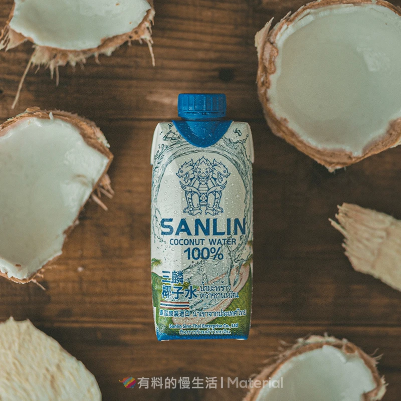sanlin/三麟泰国进口三麟椰子水饮料椰青水香水椰生榨330ml
