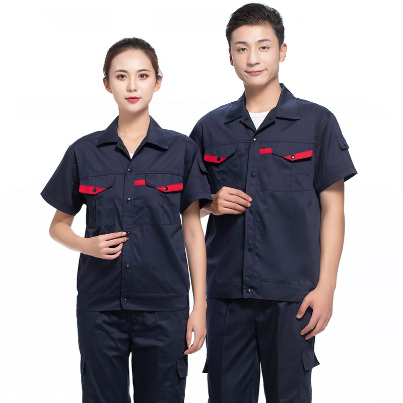 长袖工作服定制男套装秋冬耐磨耐脏建筑工地电工汽修服透气吸汗款
