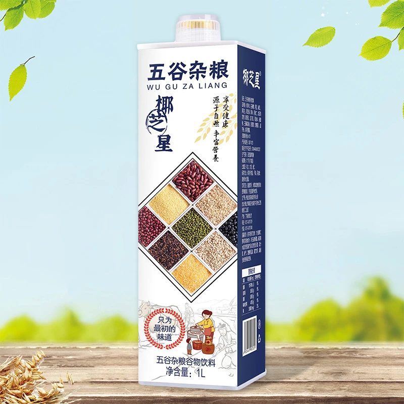 椰芝星植物蛋白饮料五谷杂粮1L*6盒