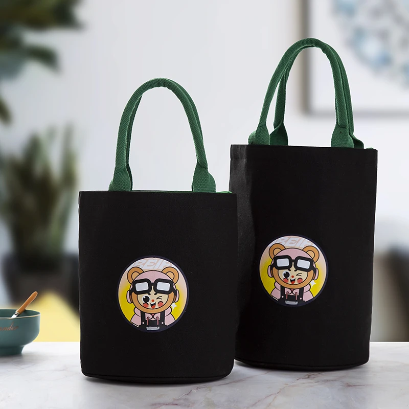 饭盒手提包保温包饭盒袋子上班族手提便当袋小学生铝箔加厚带饭袋