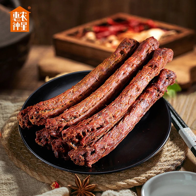 惠农神星手撕风干鸭脖60g/根 氮气锁鲜香辣味食品小零食开袋即食