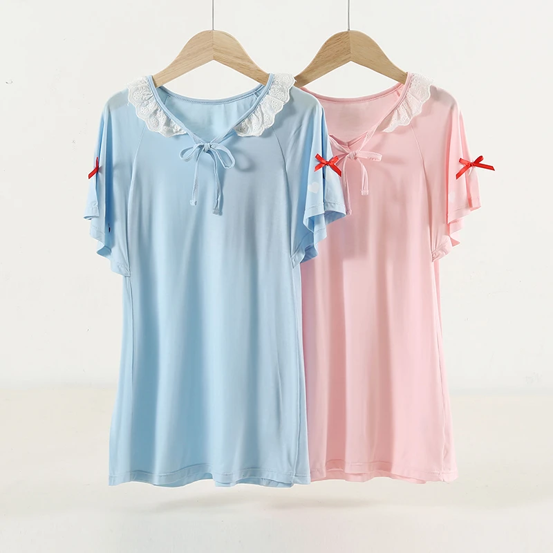 福利 女童睡裙可爱超萌夏季薄款儿童公主风睡衣裙宝宝短袖家居服