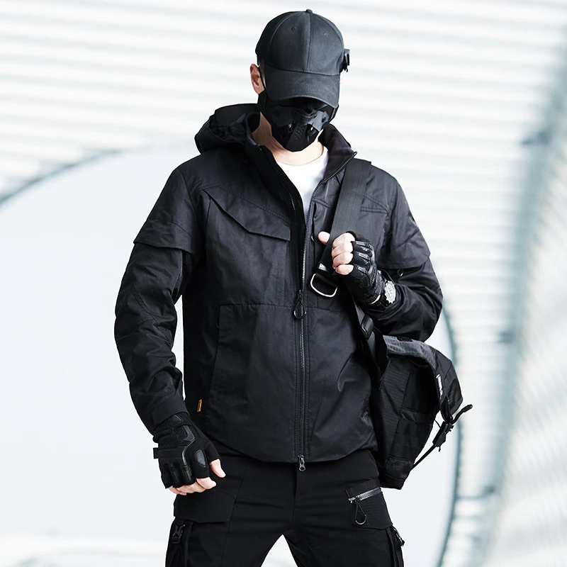【龙牙】天仓机能夹克春秋工装战术机能风上衣外套百搭户外休闲男士