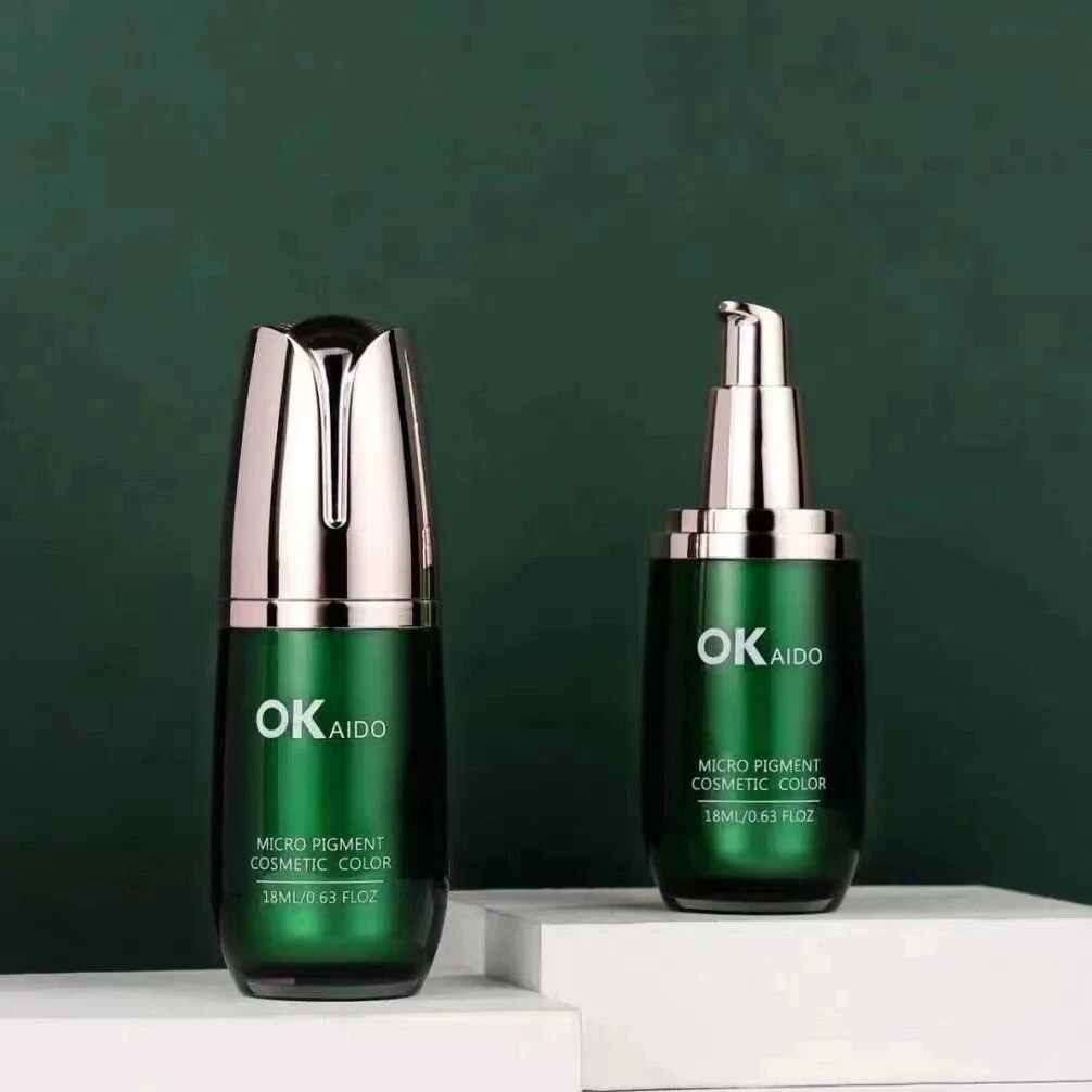 官方正品OK半永久纯植物机器手工易上色纹唇美瞳线纹眉纹绣色料