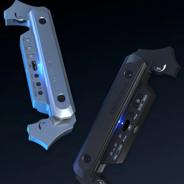 double德博拾音器X2 民谣木吉他免开孔可打板 无线拾音器弹唱