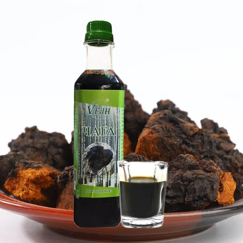 俄罗斯风味VFJH桦树茸饮料500ml/瓶即饮桦树茸萃取浓缩液中老年