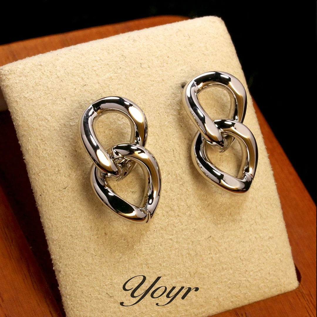 YOYR 铜合金耳饰 小丢丢耳钉质感极简百搭耳钉