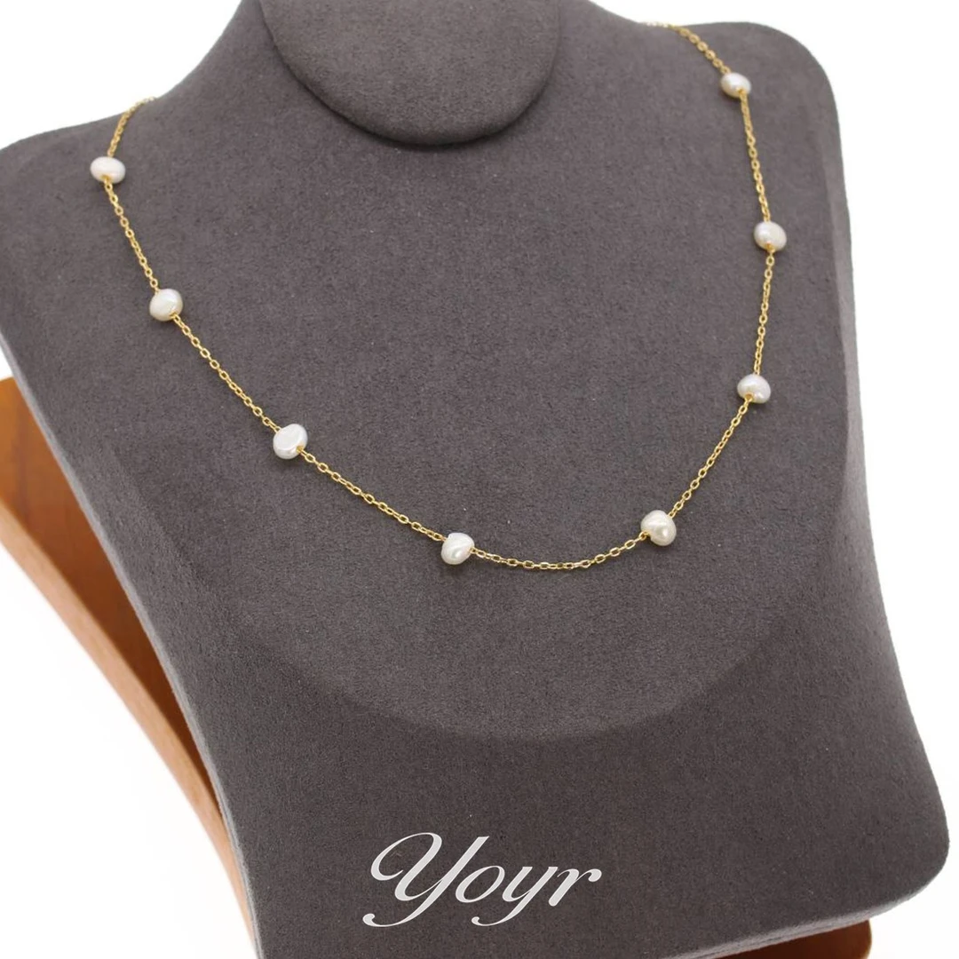 YOYR 链子925银 【秋子贤专属】复古珠珠Chocker 温柔气质短项链