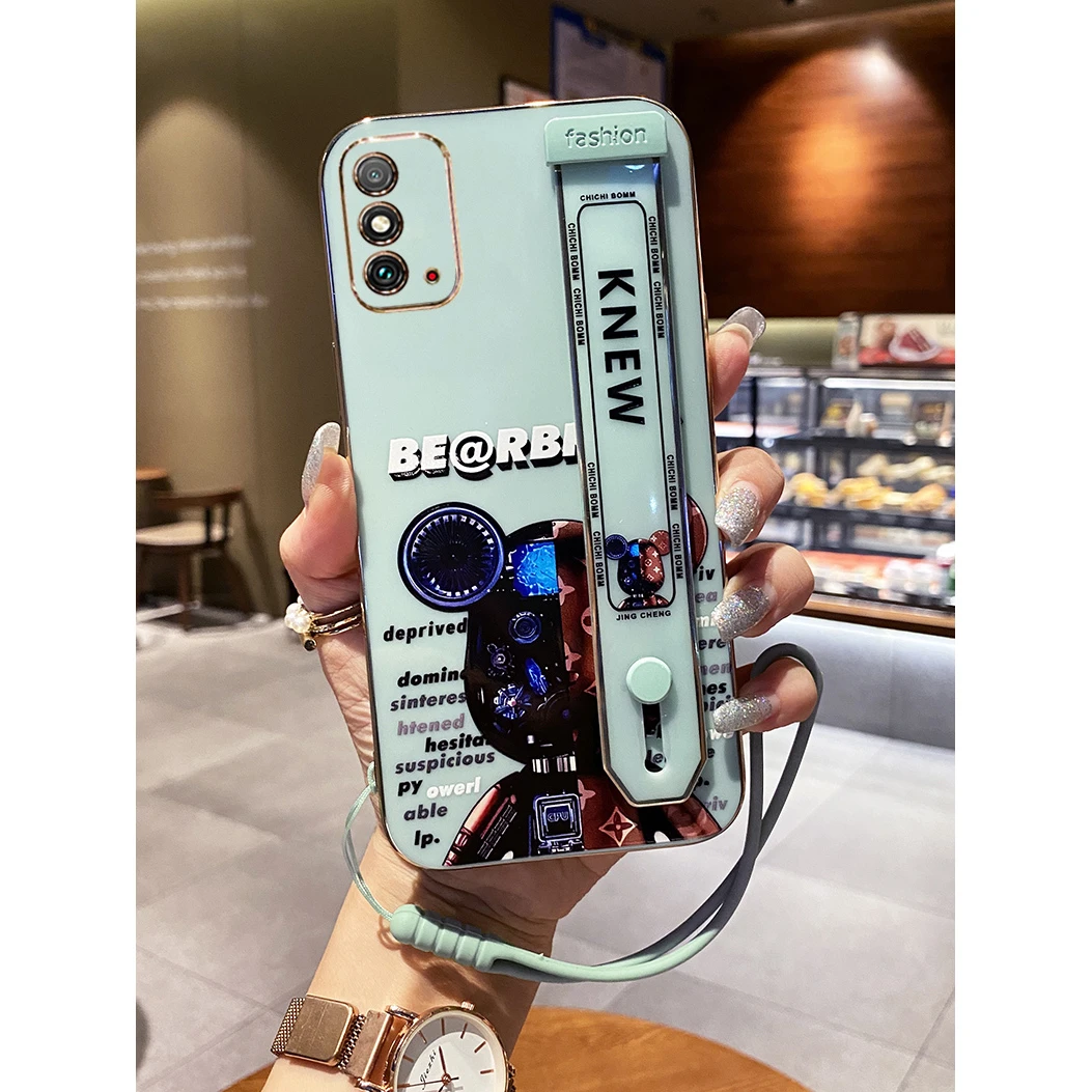 华为荣耀X30max手机壳KKG一AN70腕带保护硅胶套5G镜头全包防摔壳