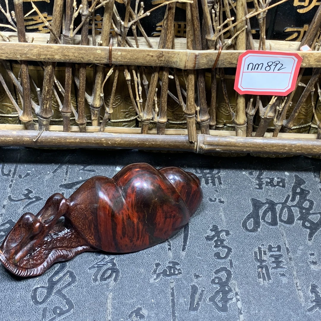 nm892印度小叶紫檀安居乐业长10.0宽3.8高3.5,净重63克