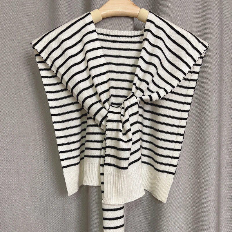 【春夏薄款】高端精纺羊毛针织披肩搭配时尚凹造型单品