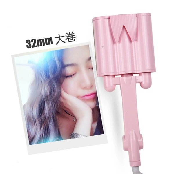 蛋卷卷发棒32mm羊毛卷自己做5分钟全头蛋卷造型隔热水波纹简单快