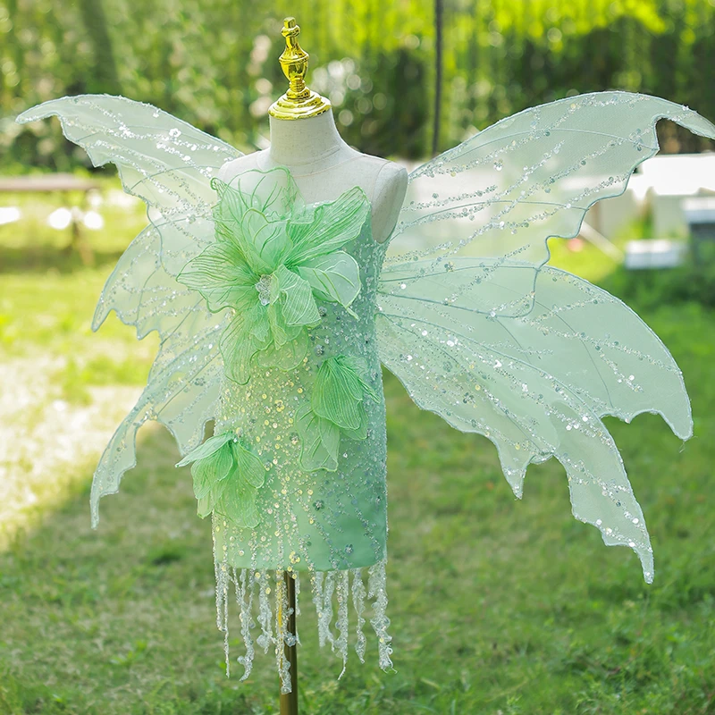 喜绒兔2024新款儿童走秀礼服秋季轻薄钢琴演出服仙气套装夏装森系