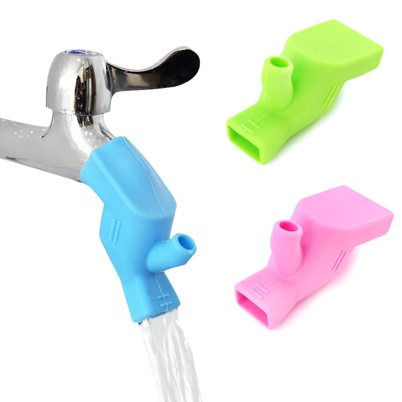 水龙头延伸器宝宝洗手延长器硅胶导水槽引水器方便