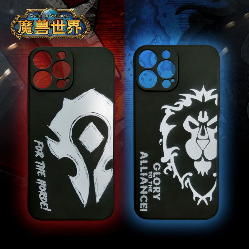 暴雪游戏周边魔兽部落/联盟暗黑不朽iphone12/13手机壳