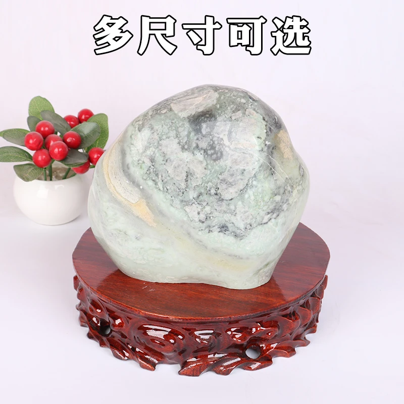 a003a-4圆形直径25实木奇石底座可挖槽花盆花瓶瓷器佛像摆件托架