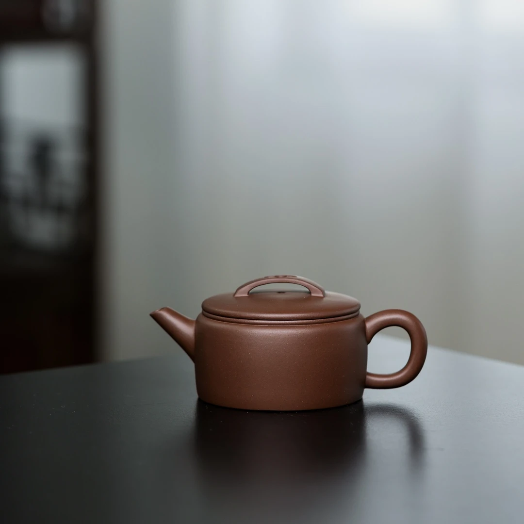 荆溪紫砂【汉瓦】160CC  陈腐原矿老紫泥  宜兴紫砂壶