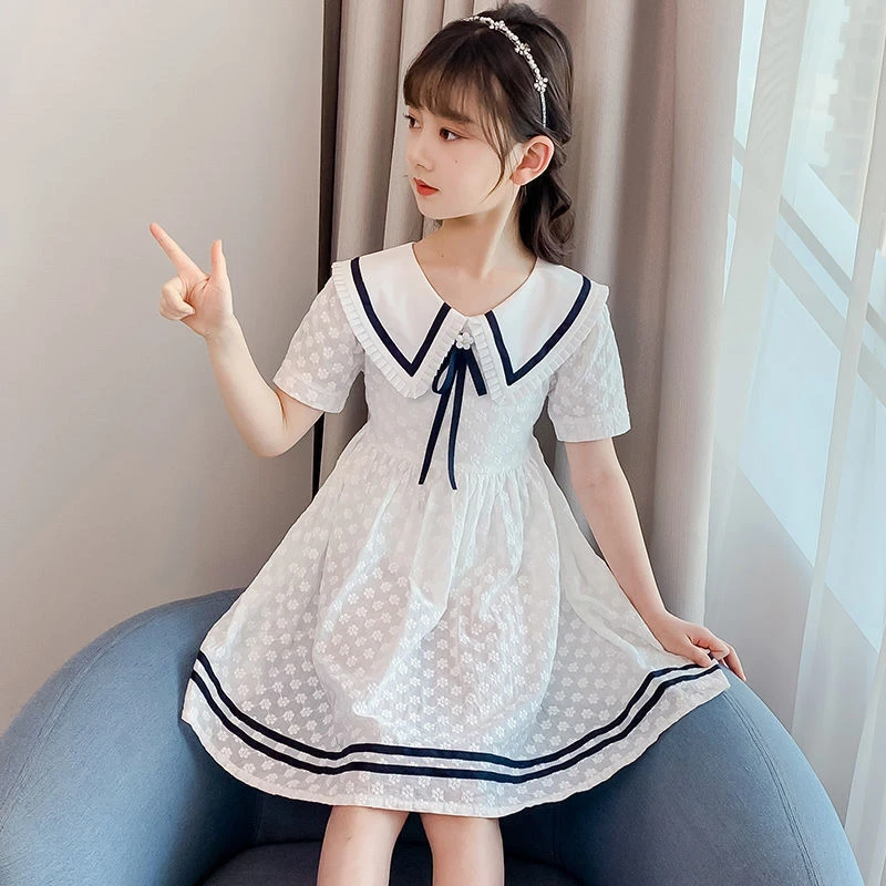 3-14岁5女童连衣裙夏装薄款2025新款洋气大童公主裙6儿童夏季裙子