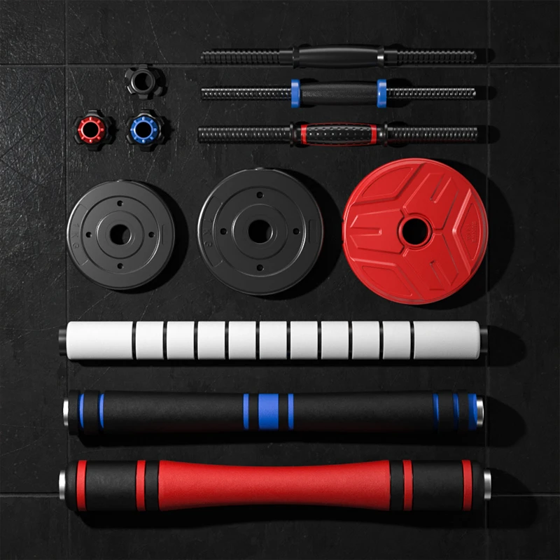 哑铃片握杆螺母  哑铃连接杆配件女男士可调节哑铃配件