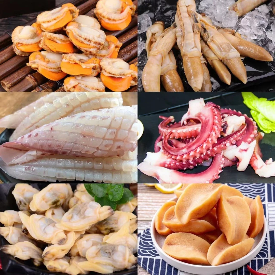【船长家】连云港 6种生鲜混搭套餐共14件套(约2.5kg)