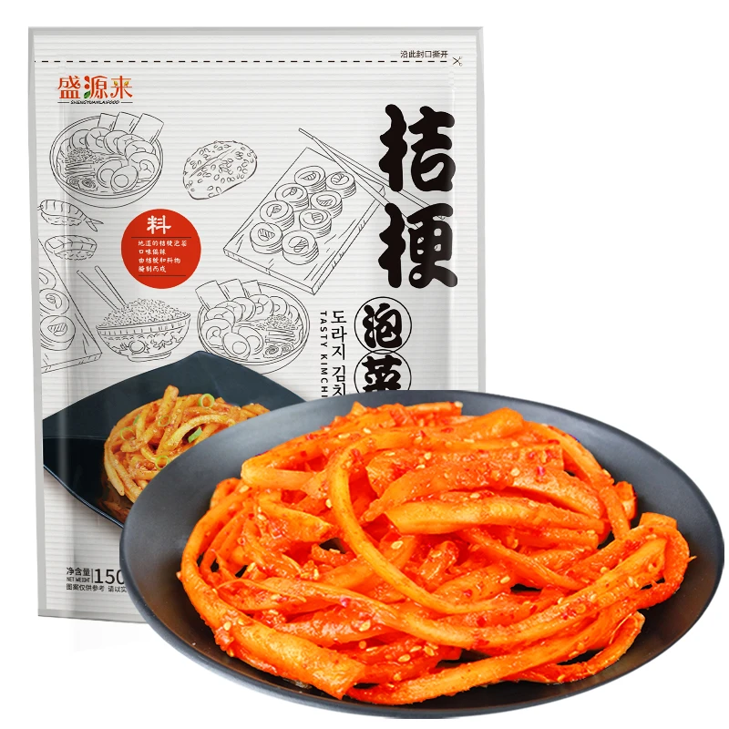 盛源来香辣桔梗泡菜东北小菜咸菜桔梗干韩国朝鲜腌制泡菜150g下饭