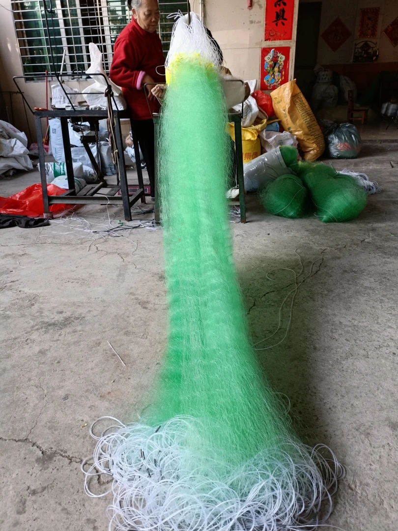 单层青丝鱼网粘网捕鱼网罗非网鲫鱼网渔网