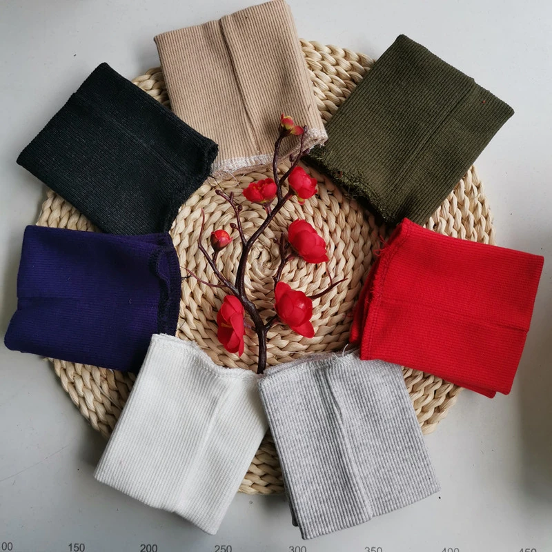 裤脚松紧收口螺纹口裤脚裤脚加长接边裤脚口加长松紧运动裤裤脚接