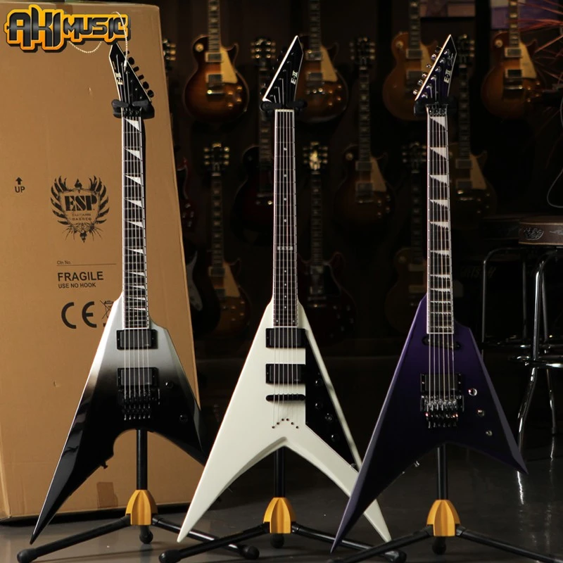 日本ESP E-II Arrow VII STD ALEXI签名款双摇燕尾叉子异形电吉他