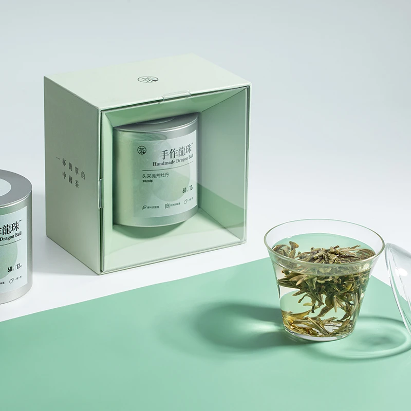 【2020年头采抛荒牡丹】手作龙珠福鼎20年抛荒牡丹60g装核心厂区