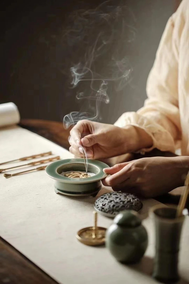 习香必备~青瓷香具套组