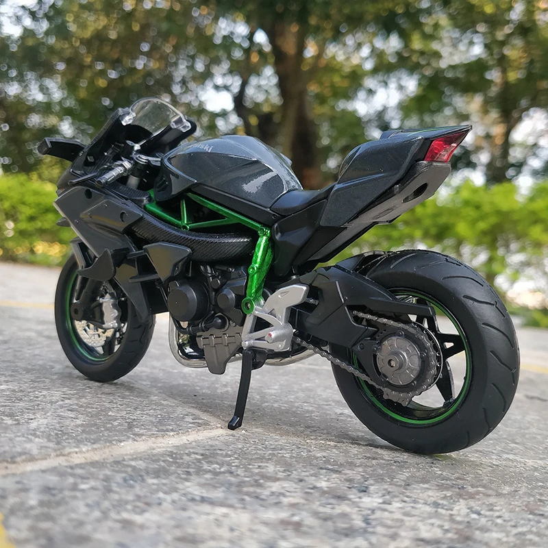1:12川崎忍者H2R摩托车模型杜卡迪雅马哈宝马重机车儿童玩具避震
