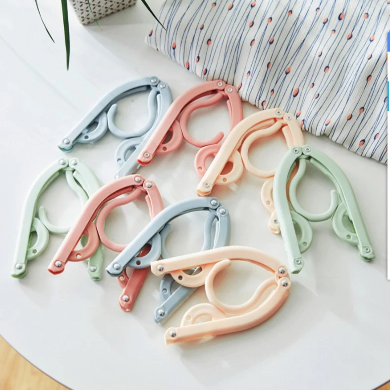 旅行折叠衣架便携式魔术晾晒架简约家用晾衣架