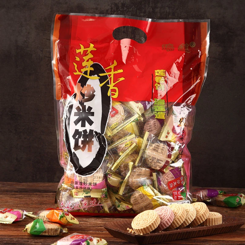 瑞莲袋装合家欢混合口味阳江炒米饼(俗称阳江粉酥)古法焙制酥香脆