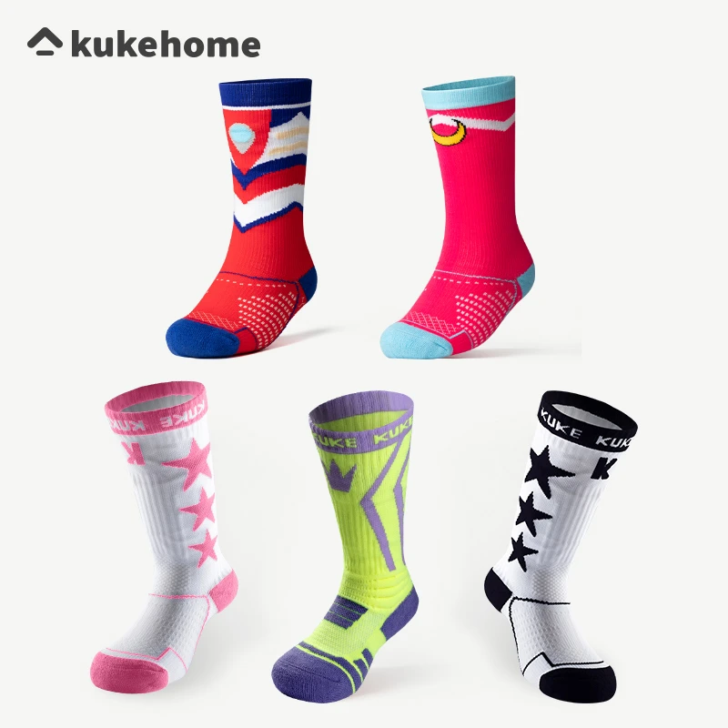 酷克KUKE ▶中筒袜丨1双◀ ⚪奥特曼美少女星星皇冠⚪儿童中筒袜袜子