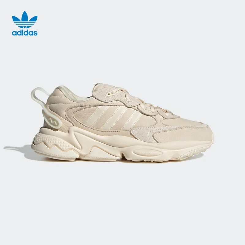 阿迪达斯官方三叶草男女款欧若风复古老爹鞋OZWEEGO META GW3962