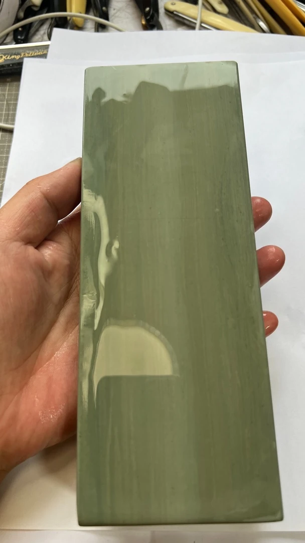 英雄精选天然剃刀磨刀石带两块打浆石