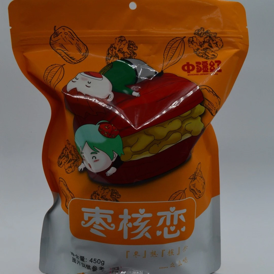 中疆红450g枣核恋新疆和田红枣夹核桃夹心枣特产解馋办公室零食
