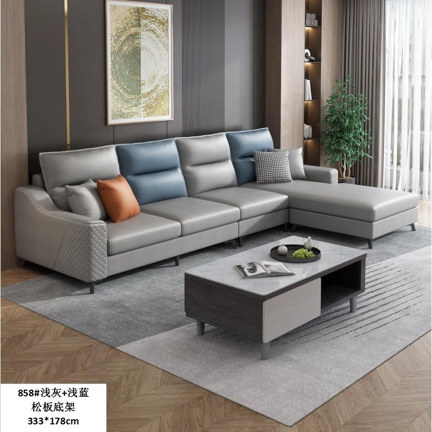 布艺沙发北欧现代简约现代客厅小户型科技布免洗布艺沙发组合套装