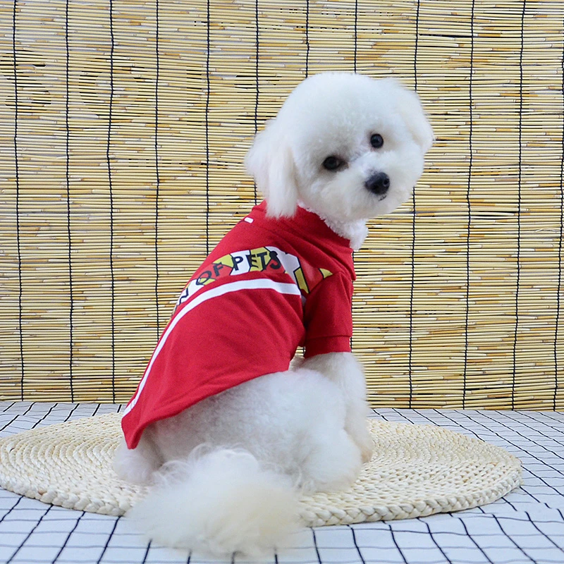 宠趣CQ501斜杆青年POLO衫-小型犬狗狗衣服网红款宠物小狗服饰