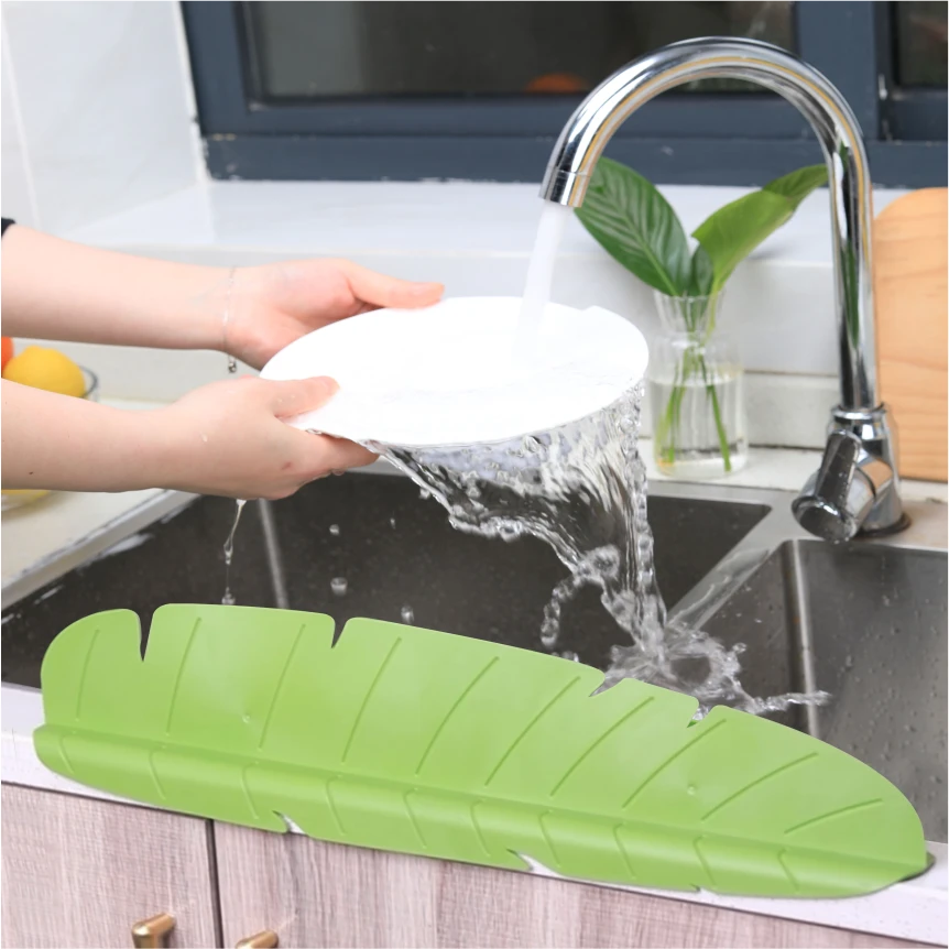 【金悦】厨房挡水板家用水槽洗碗洗菜防溅水吸盘式隔板挡水板