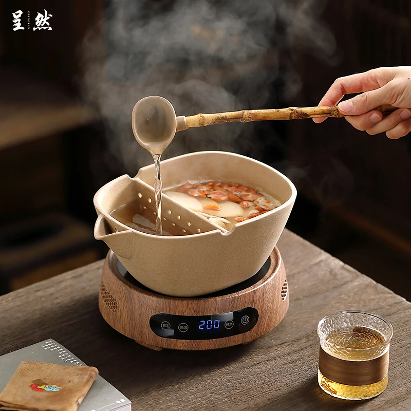 呈然陶壶煮茶器老白茶泡茶壶家用古法煮茶碗罐罐茶合璧煮泡碗