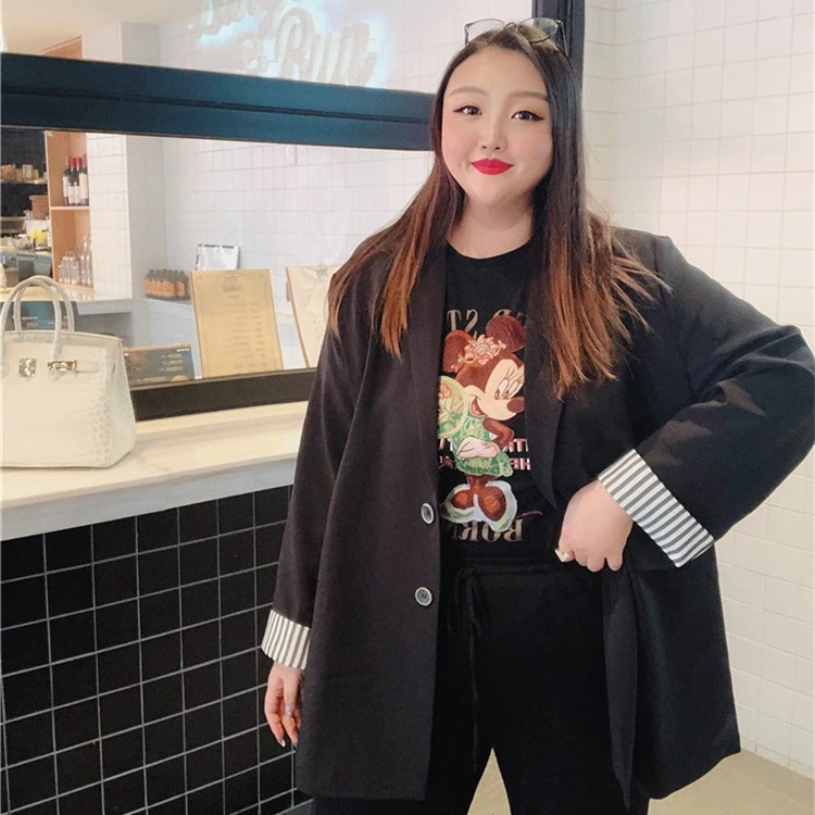 【钻石家大码-春系列外套】帅气风西服西装外套 XZ2001