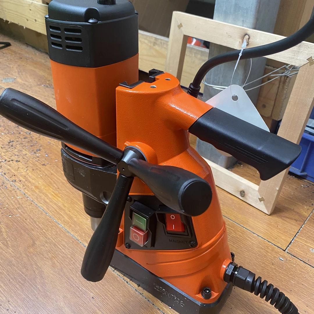 壹佰刀具磁力钻专业打孔配35mm深钻头 最深100mm钻头加钱