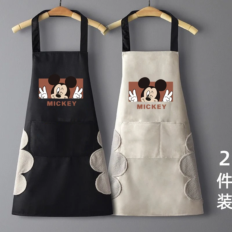 围裙厨房家用女时尚卡通可爱罩衣做饭工作服车间上班耐脏围裙