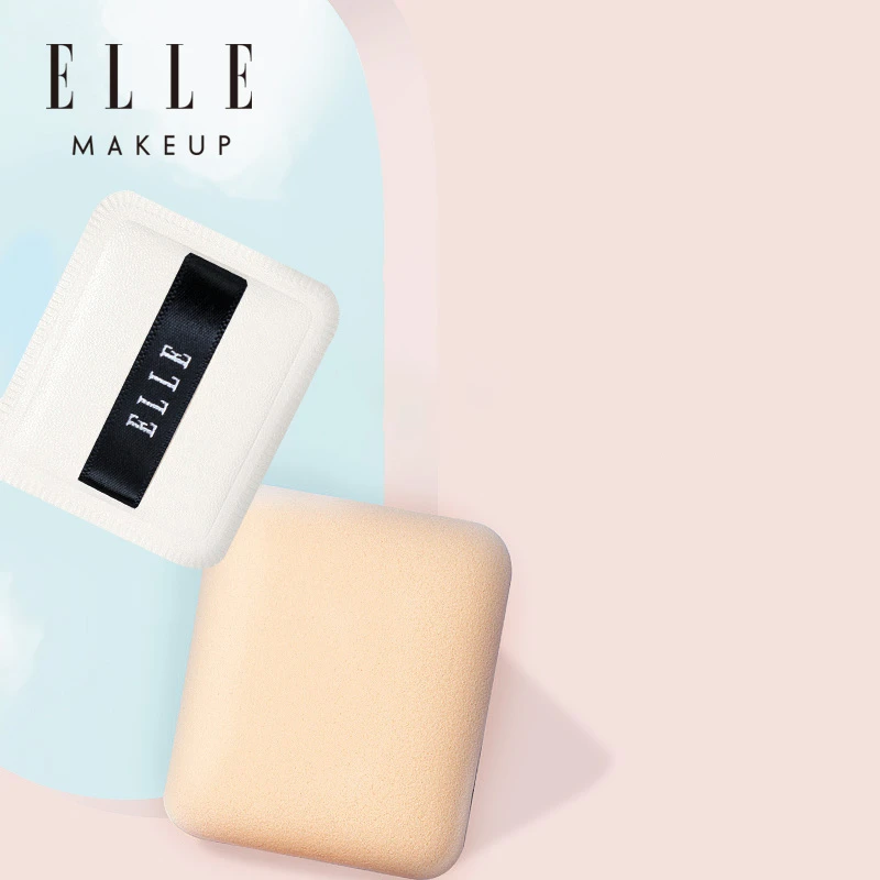 【直播专属】ELLE棉花糖粉扑气垫粉底液美妆扑干湿两用柔软方形